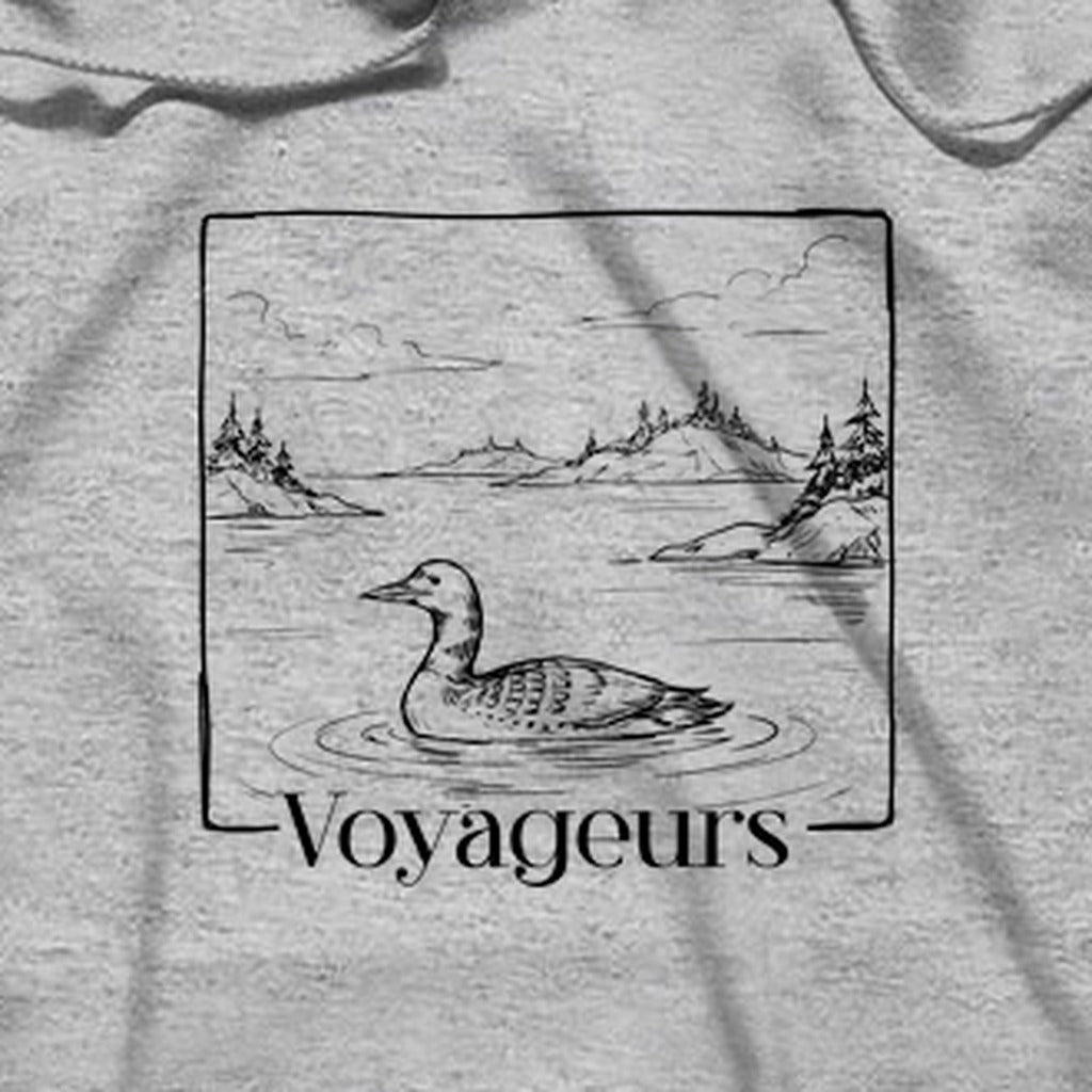 Voyageurs Line Drawing Hoodie