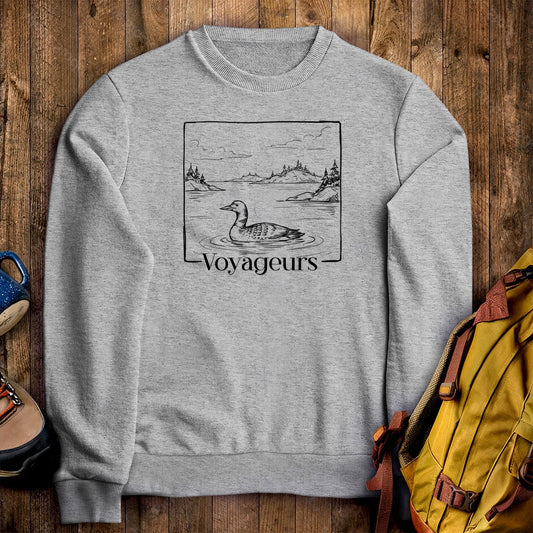Voyageurs Line Drawing Crewneck Sweatshirt