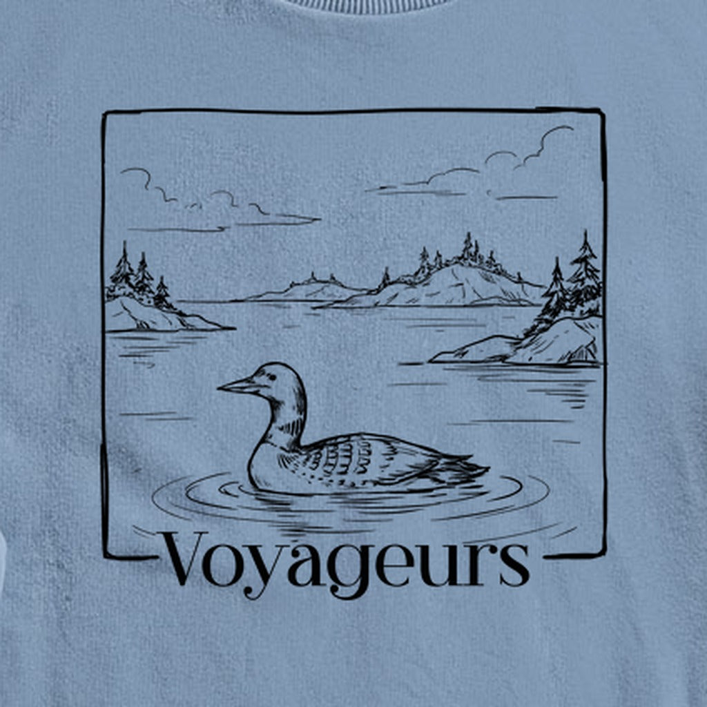 Voyageurs Line Drawing Crewneck Sweatshirt