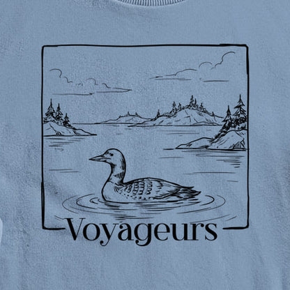 Voyageurs Line Drawing Crewneck Sweatshirt