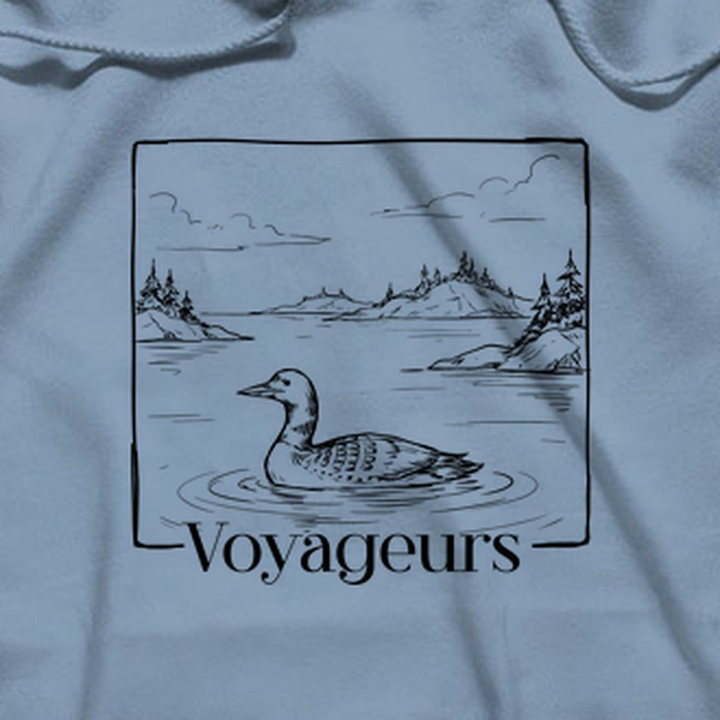 Voyageurs Line Drawing Hoodie