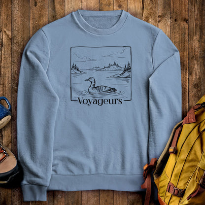 Voyageurs Line Drawing Crewneck Sweatshirt