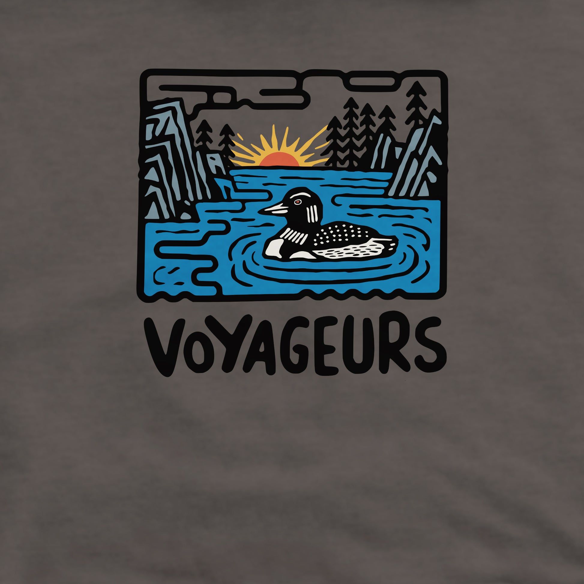 Voyageurs National Park Crewneck Sweatshirt Adventure and Outdoors Themed Sweatshirt