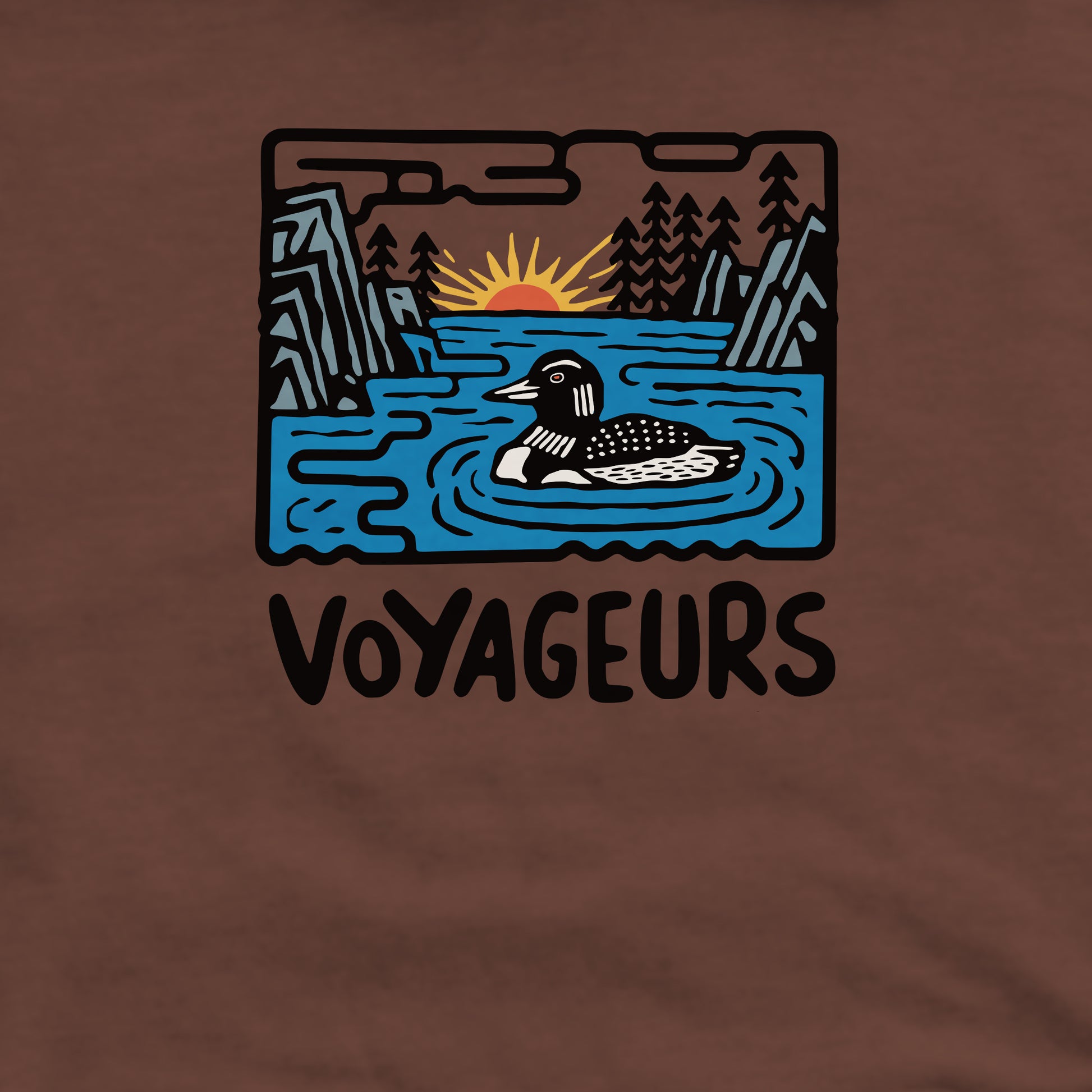 Voyageurs National Park Crewneck Sweatshirt Adventure and Outdoors Themed Sweatshirt