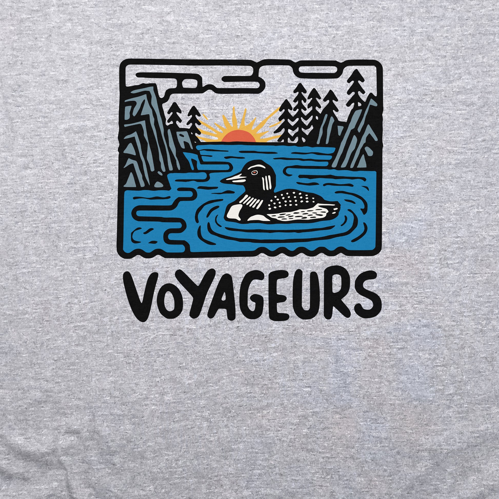 Voyageurs National Park Crewneck Sweatshirt Adventure and Outdoors Themed Sweatshirt