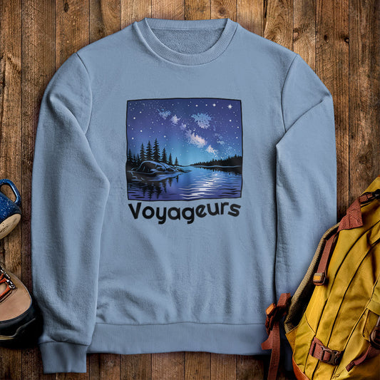 Voyageurs National Park at Night Crewneck Sweatshirt