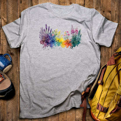Watercolor Acadia Wildflowers T-Shirt