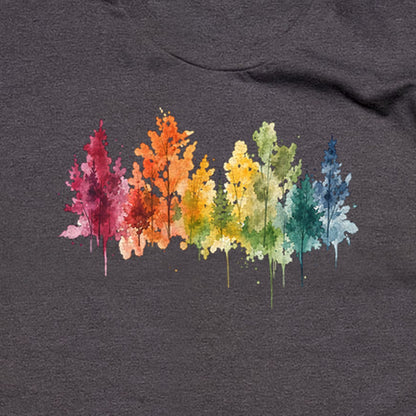 Watercolor Autumn Trees T-Shirt