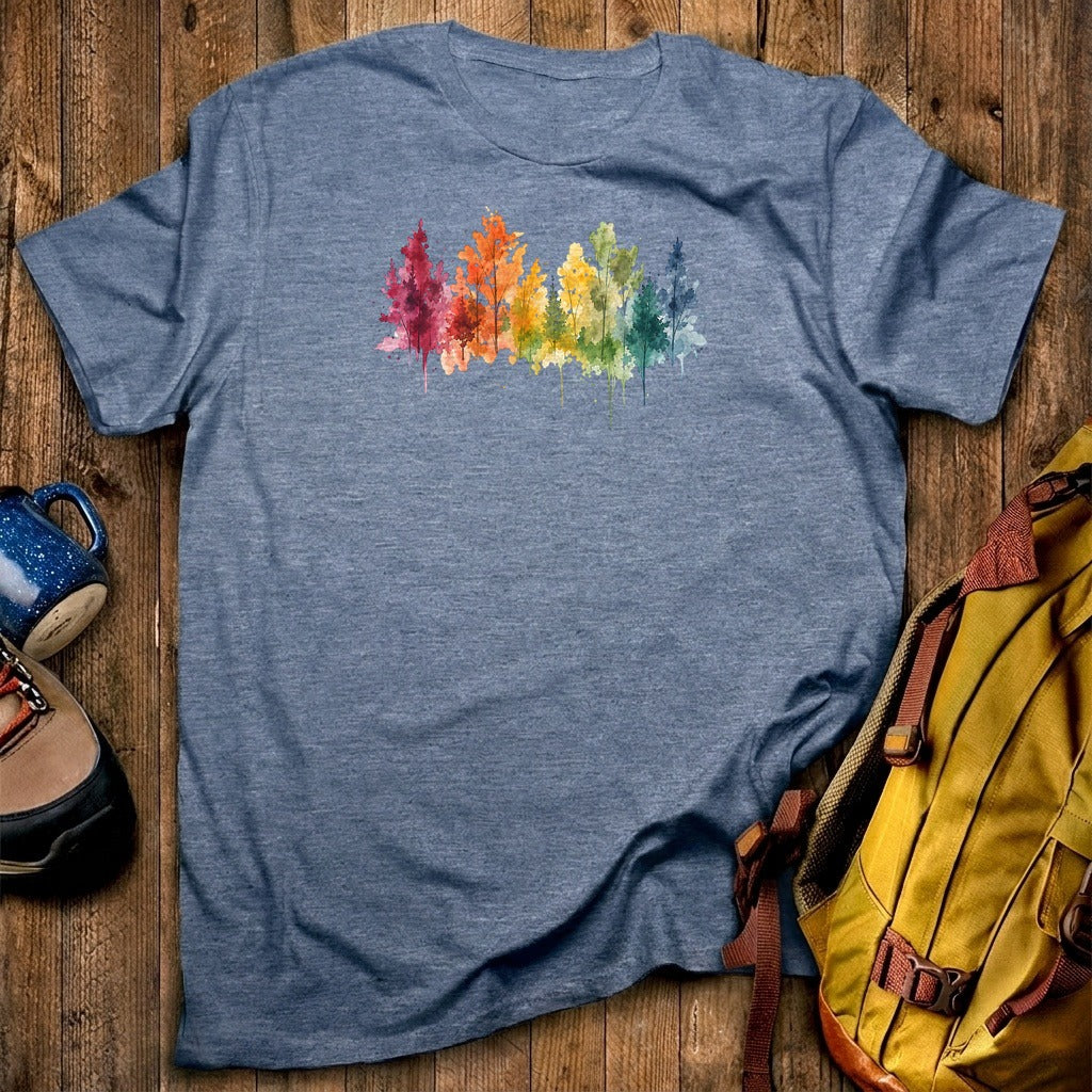 Watercolor Autumn Trees T-Shirt