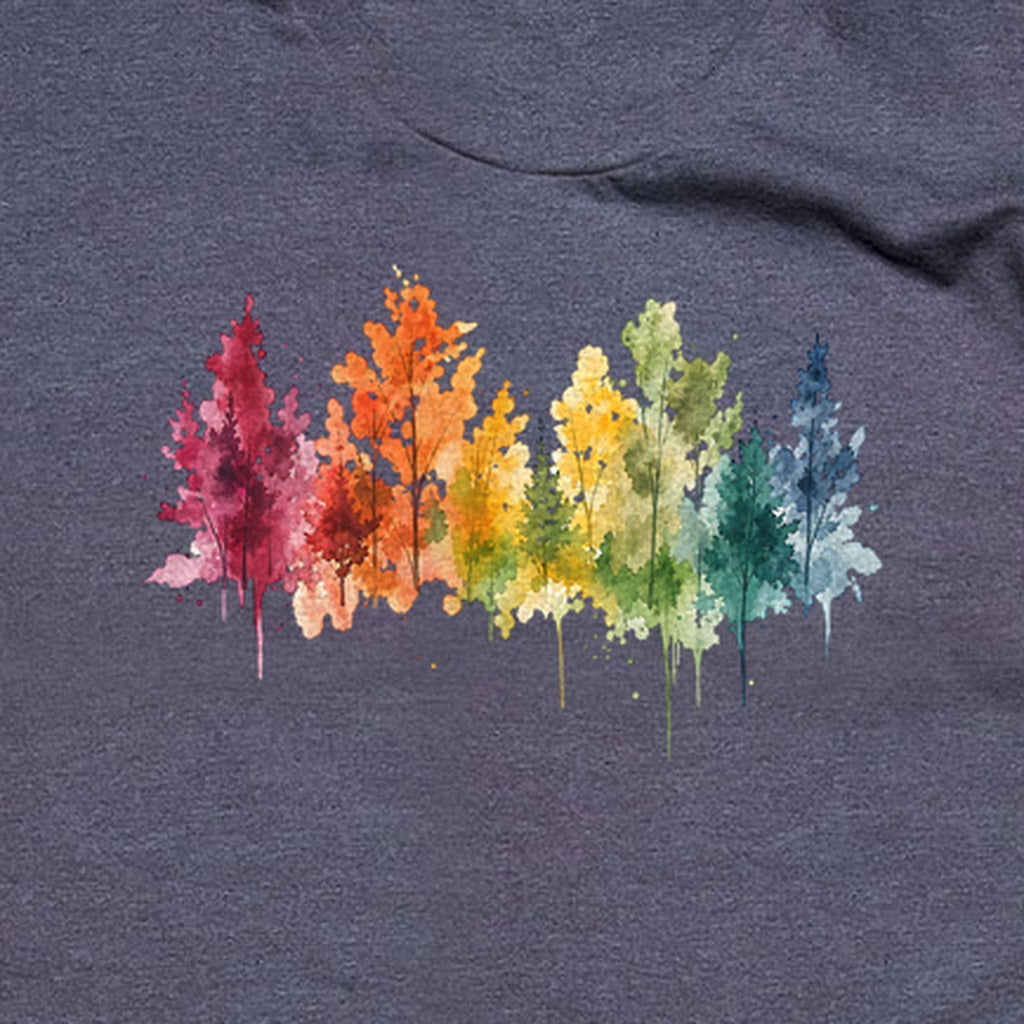 Watercolor Autumn Trees T-Shirt