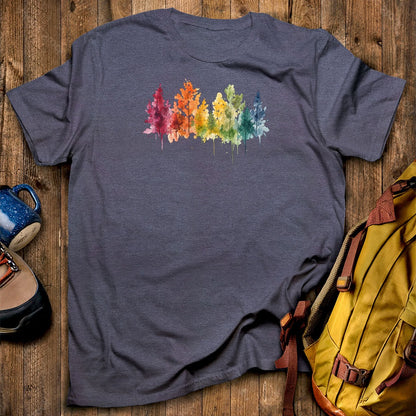 Watercolor Autumn Trees T-Shirt