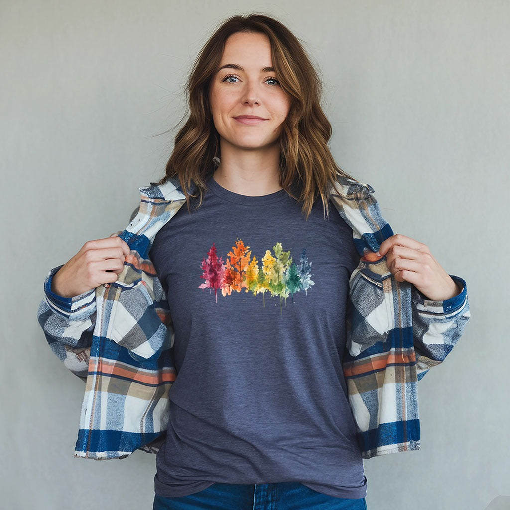 Watercolor Autumn Trees T-Shirt