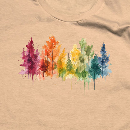 Watercolor Autumn Trees T-Shirt
