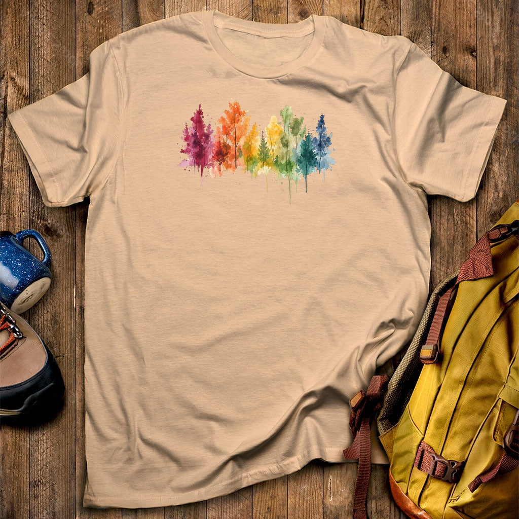 Watercolor Autumn Trees T-Shirt