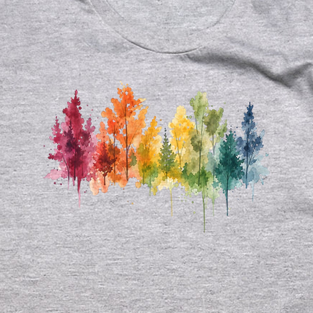 Watercolor Autumn Trees T-Shirt