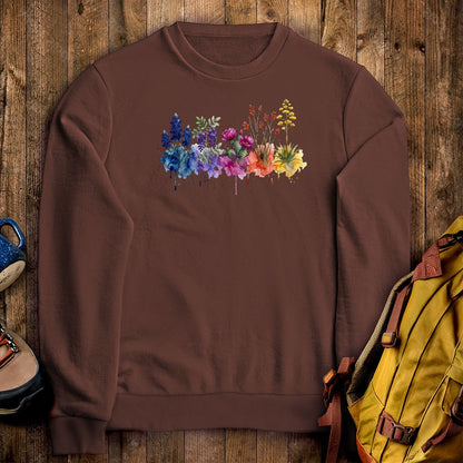Watercolor Big Bend Wildflowers Crewneck Sweatshirt