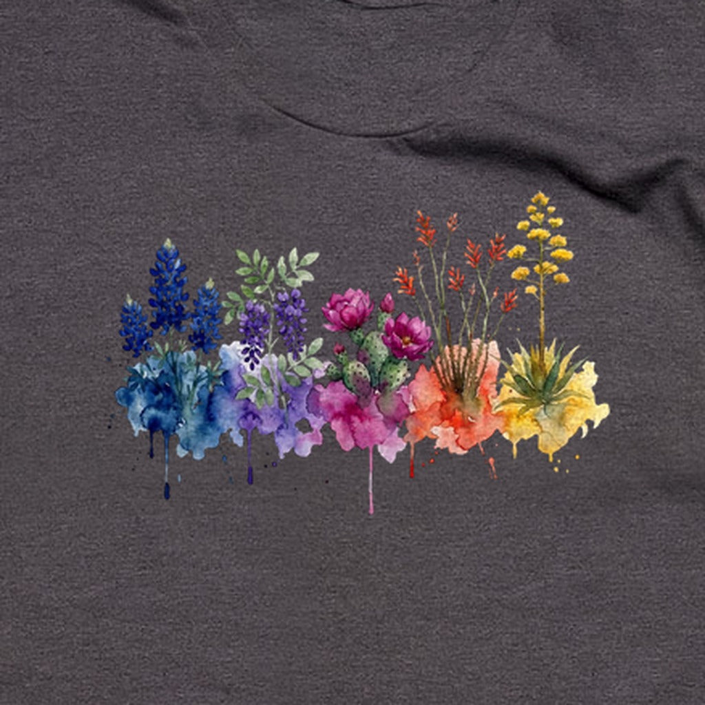 Watercolor Big Bend Wildflowers T-Shirt
