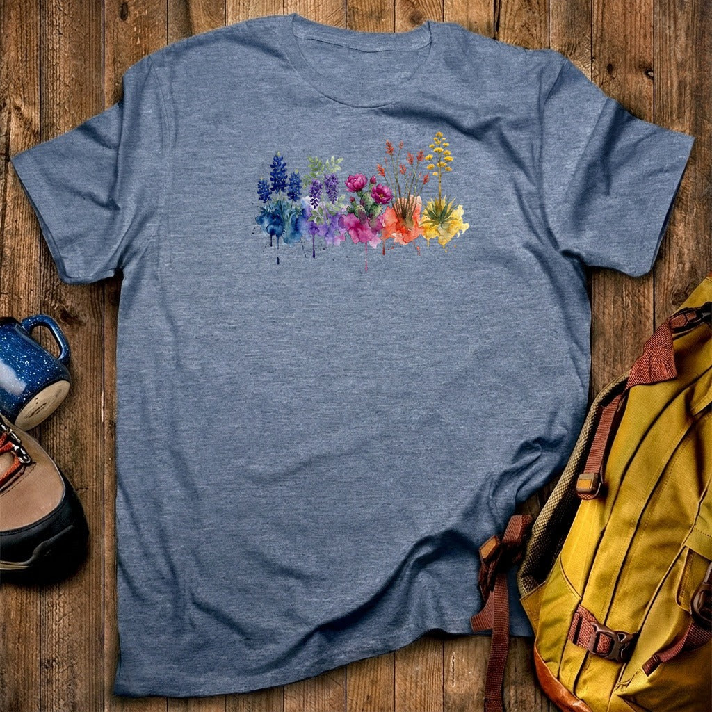 Watercolor Big Bend Wildflowers T-Shirt