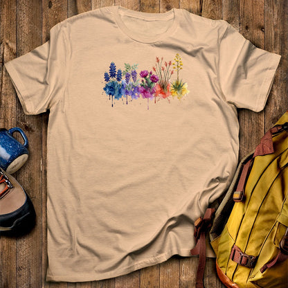 Watercolor Big Bend Wildflowers T-Shirt