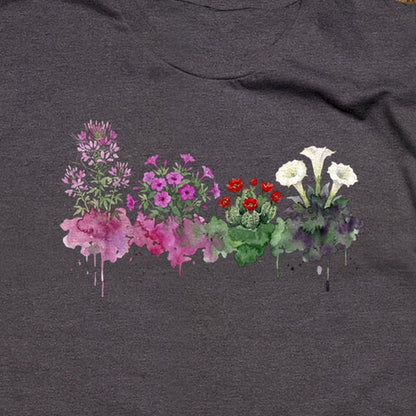 Watercolor Canyonlands Wildflowers T-Shirt