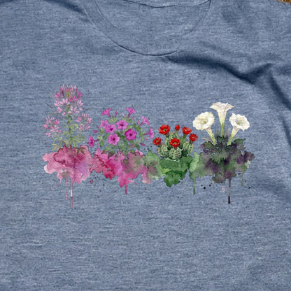 Watercolor Canyonlands Wildflowers T-Shirt