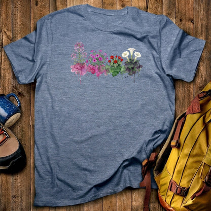 Watercolor Canyonlands Wildflowers T-Shirt