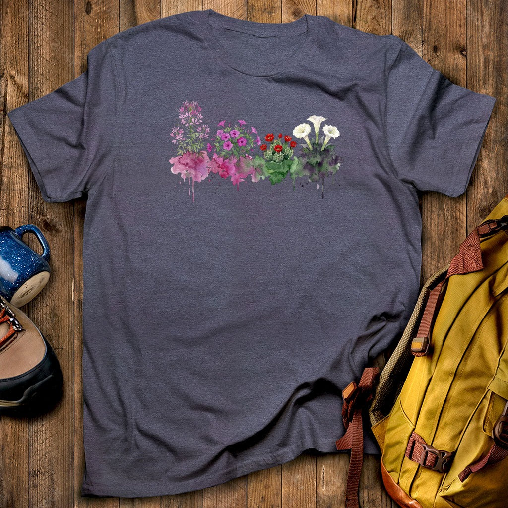 Watercolor Canyonlands Wildflowers T-Shirt