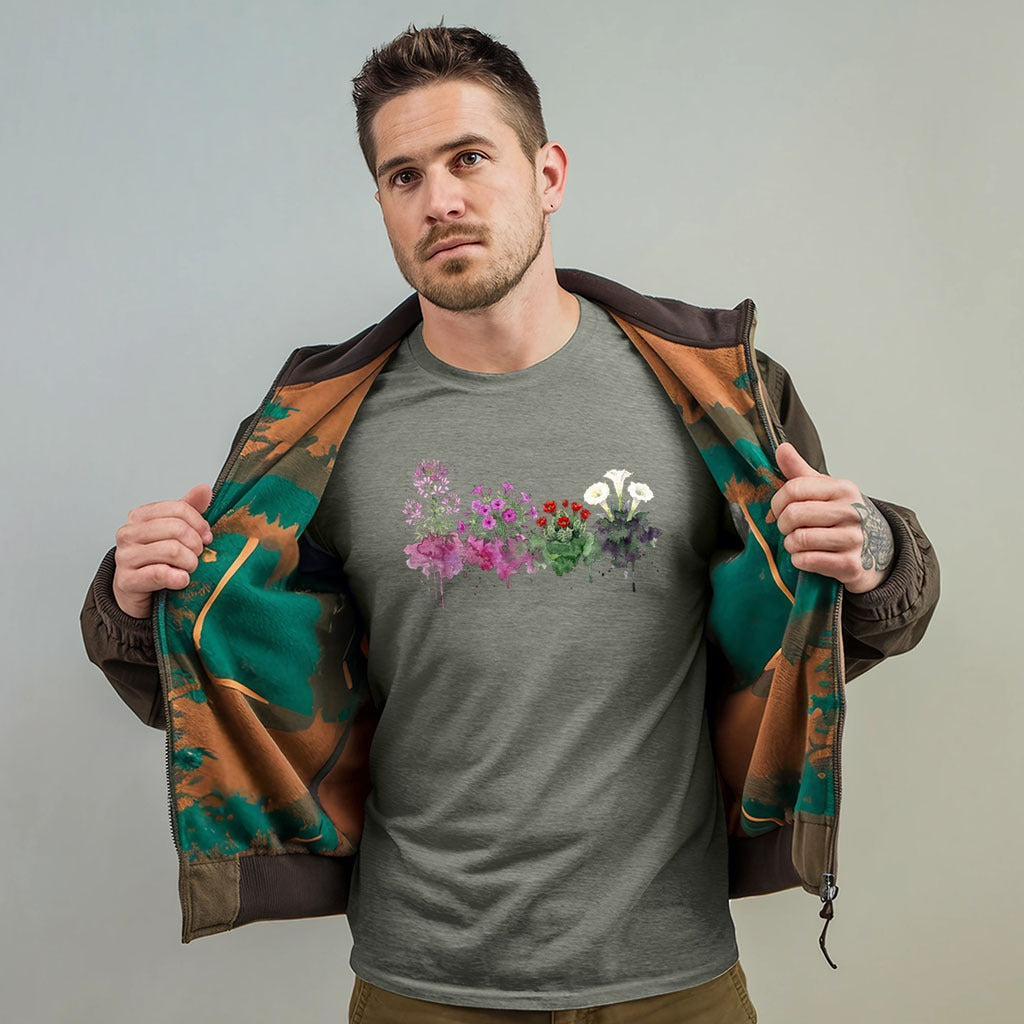 Watercolor Canyonlands Wildflowers T-Shirt
