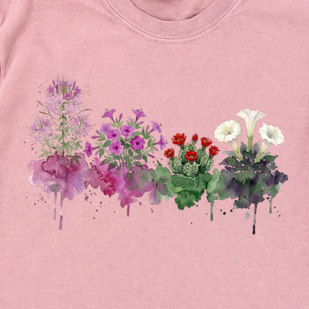 Watercolor Canyonlands Wildflowers Premium Long Sleeve