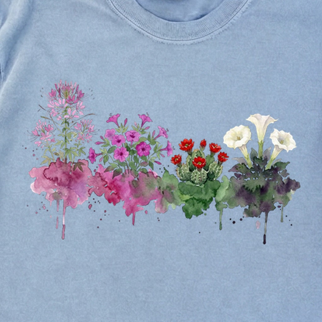 Watercolor Canyonlands Wildflowers Premium Long Sleeve