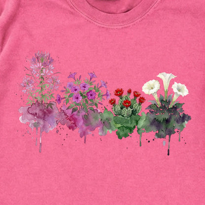 Watercolor Canyonlands Wildflowers Premium Long Sleeve