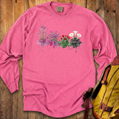Watercolor Canyonlands Wildflowers Premium Long Sleeve