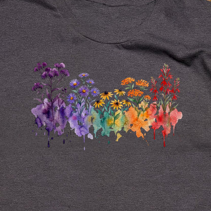 Watercolor Cuyahoga Valley Wildflowers T-Shirt
