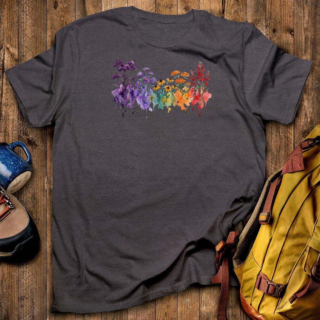 Watercolor Cuyahoga Valley Wildflowers T-Shirt