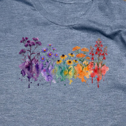 Watercolor Cuyahoga Valley Wildflowers T-Shirt