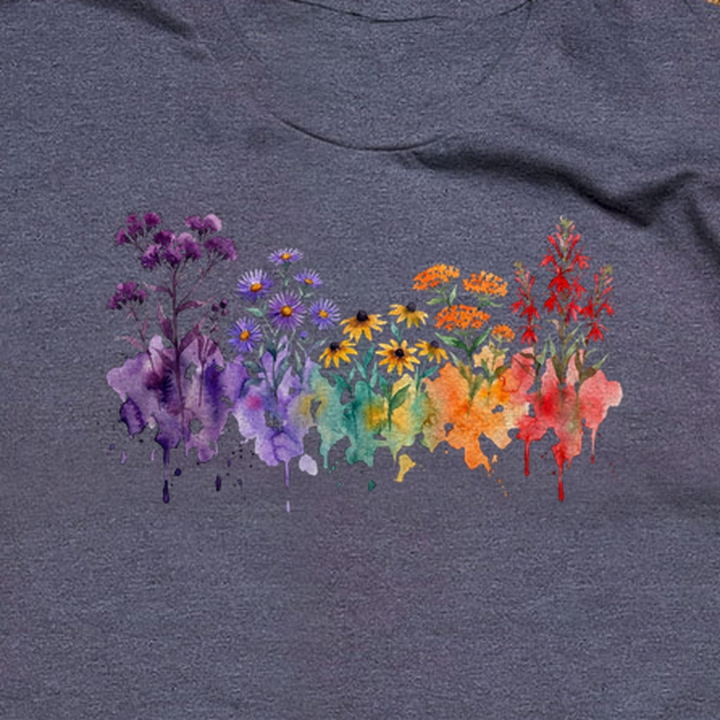 Watercolor Cuyahoga Valley Wildflowers T-Shirt