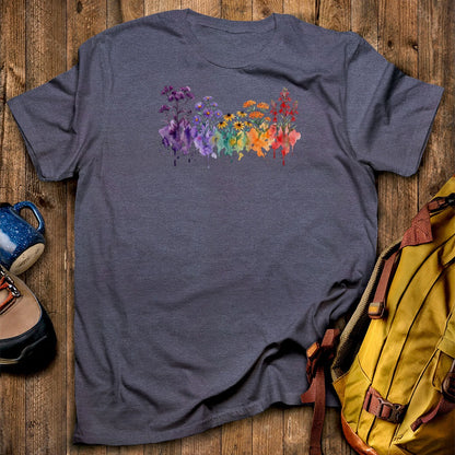 Watercolor Cuyahoga Valley Wildflowers T-Shirt