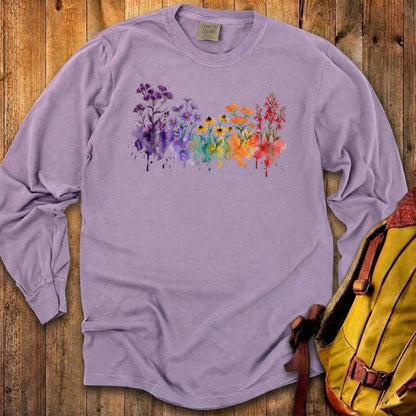 Watercolor Cuyahoga Valley Wildflowers Premium Long Sleeve
