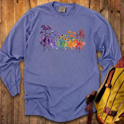 Watercolor Cuyahoga Valley Wildflowers Premium Long Sleeve