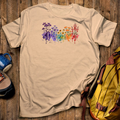 Watercolor Cuyahoga Valley Wildflowers T-Shirt