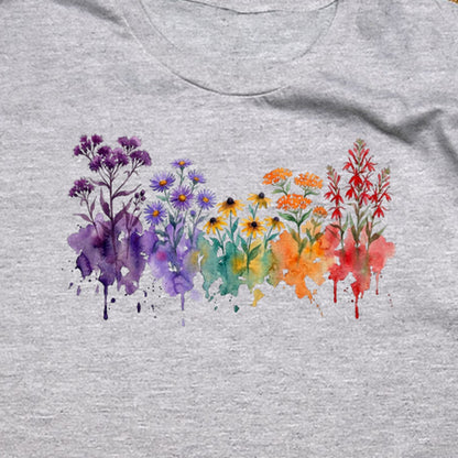 Watercolor Cuyahoga Valley Wildflowers T-Shirt