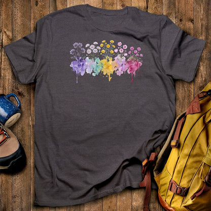 Watercolor Death Valley Wildflowers T-Shirt