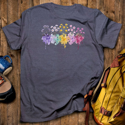 Watercolor Death Valley Wildflowers T-Shirt