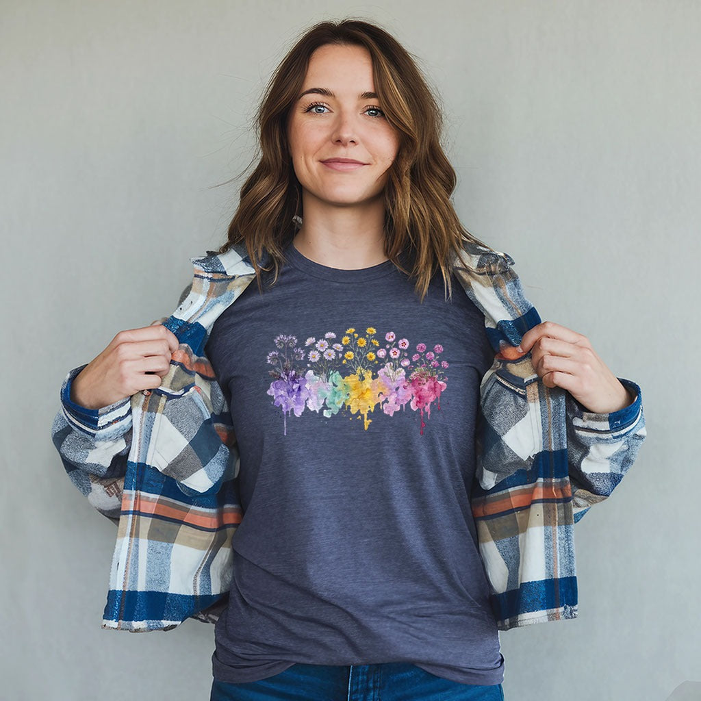Watercolor Death Valley Wildflowers T-Shirt