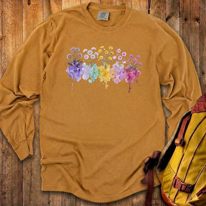Watercolor Death Valley Wildflowers Premium Long Sleeve
