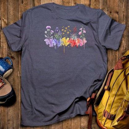 Watercolor Everglades Wildflowers T-Shirt