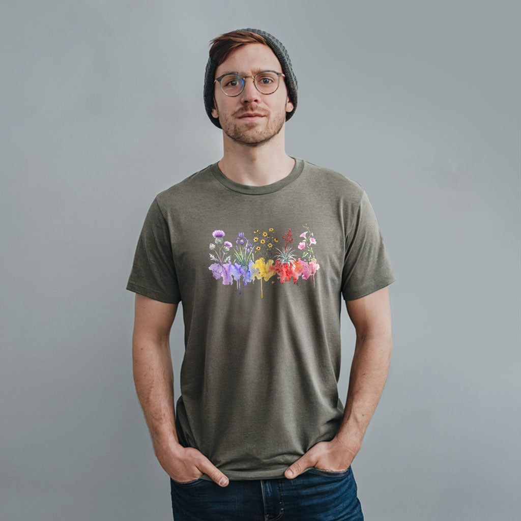 Watercolor Everglades Wildflowers T-Shirt