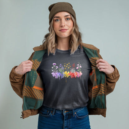 Watercolor Everglades Wildflowers T-Shirt