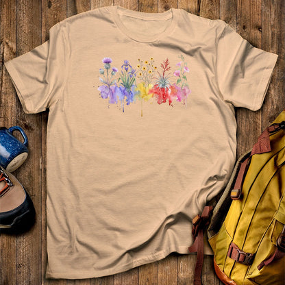 Watercolor Everglades Wildflowers T-Shirt
