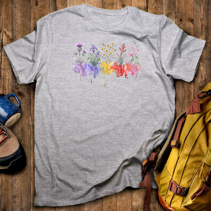 Watercolor Everglades Wildflowers T-Shirt
